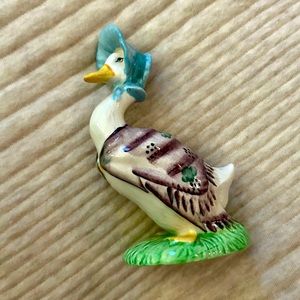 Beswick England Beatrix Potter Jemima Puddleduck figurine, F. Warne and co.